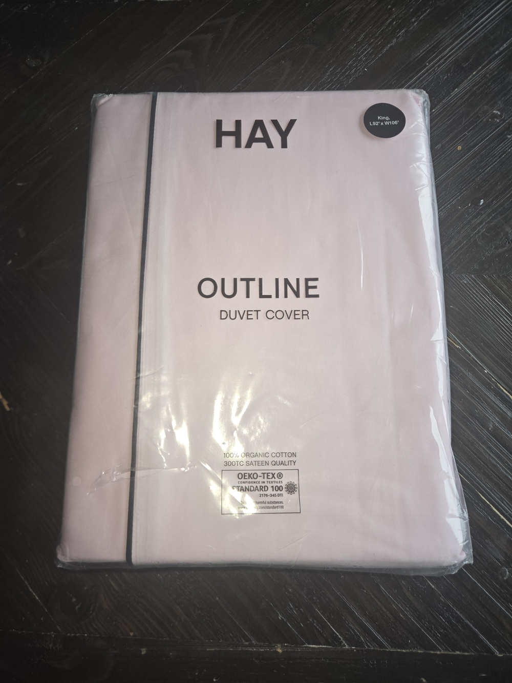 Outline Duvet Cover - Light Pink